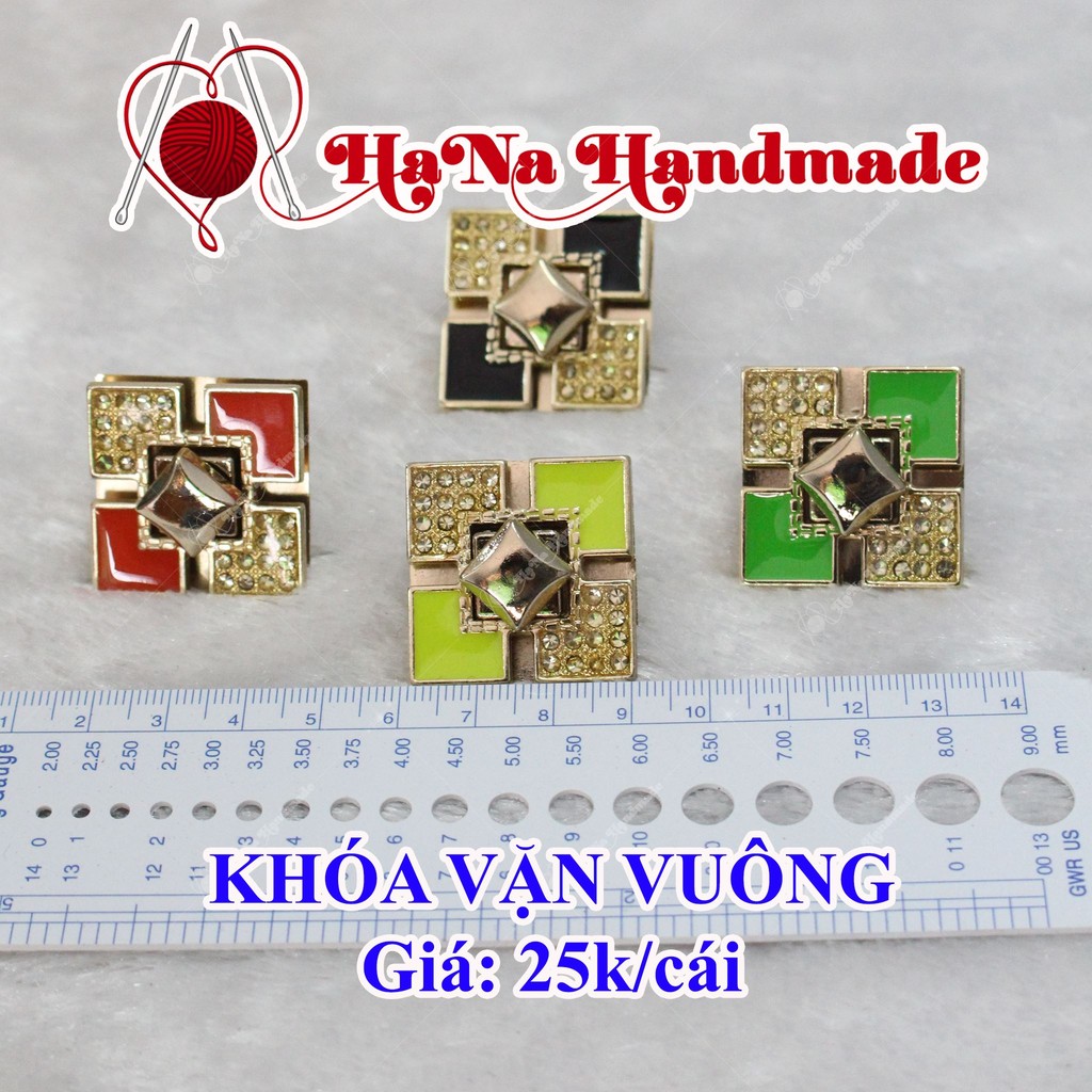 khóa vuông nhiều màu