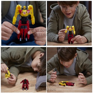 Robot BEESIDE 14cm láp ráp từ 2 Robot Bumblebee & Sideswipe - TRANSFORMERS Combiner Force