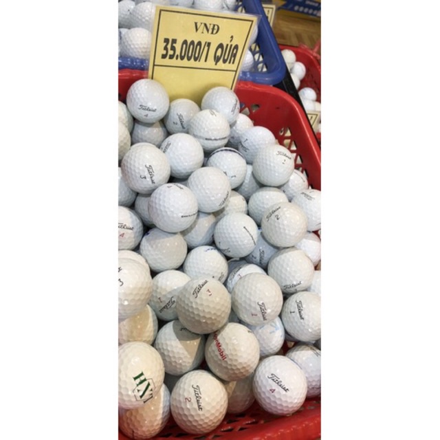 10 Bóng Golf Titleist pro Đã Qua Sử Dụng Cam Kết Không Sơn Lại