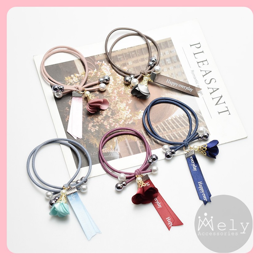 (2 mẫu) Buộc tóc cổ trang chùm set 3c ruy băng lụa thiết kế sáng tạo đẹp thời trang phụ kiện thời trang nữ cột tóc