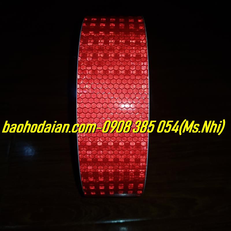 Băng keo phản quang 3M hình kim cương -Dài 50M- Kèm ảnh thật