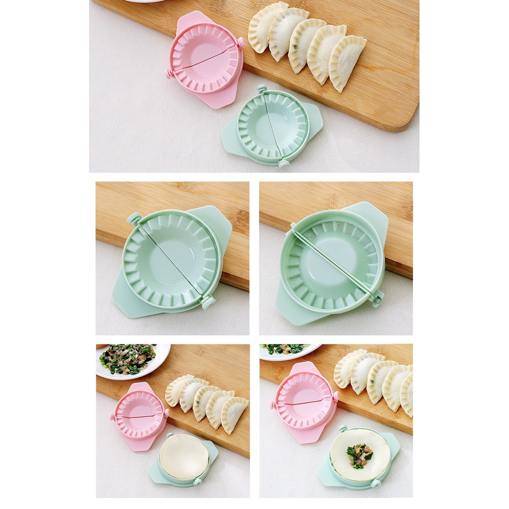 Khuôn Làm Bánh Gối , Bột Lọc, Sủi Cảo, Há Cảo - Dụng Cụ Làm Bánh Bao Tiện Lợi.