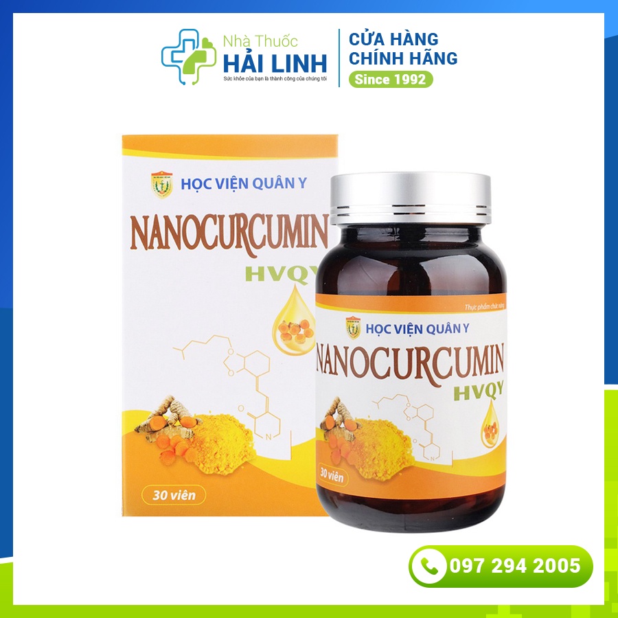[CHÍNH HÃNG] Viên Uống NANO CURCUMIN - HỌC VIỆN QUÂN Y