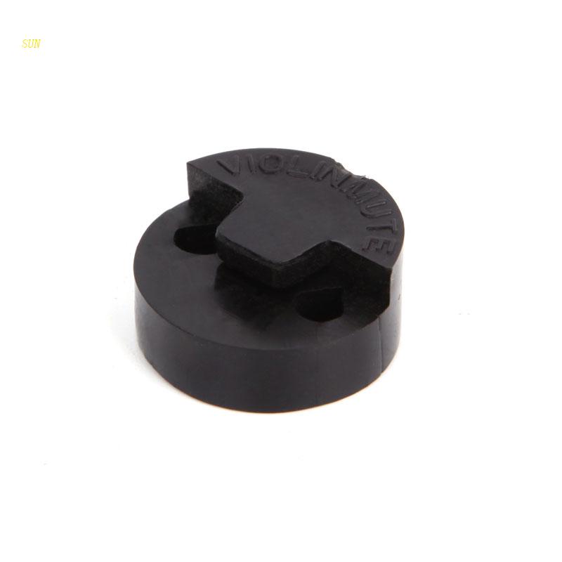 1 Phụ Kiện Giảm Ồn Bằng Cao Su Màu Đen Cho Đàn Violin