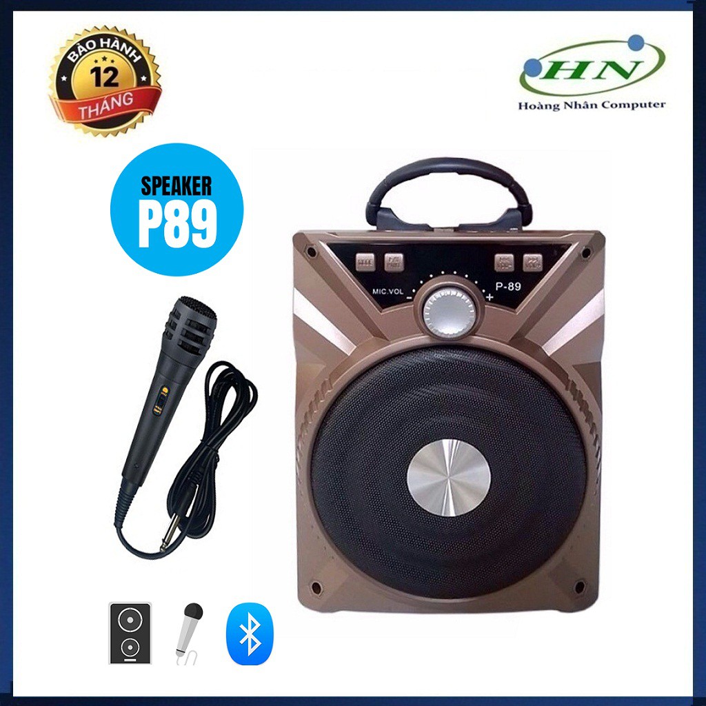 [Mã SKAMSALE03 giảm 10% đơn 200k] [TẶNG MIC KARAOKE] LOA BLUETOOTH KARAOKE P88,P89