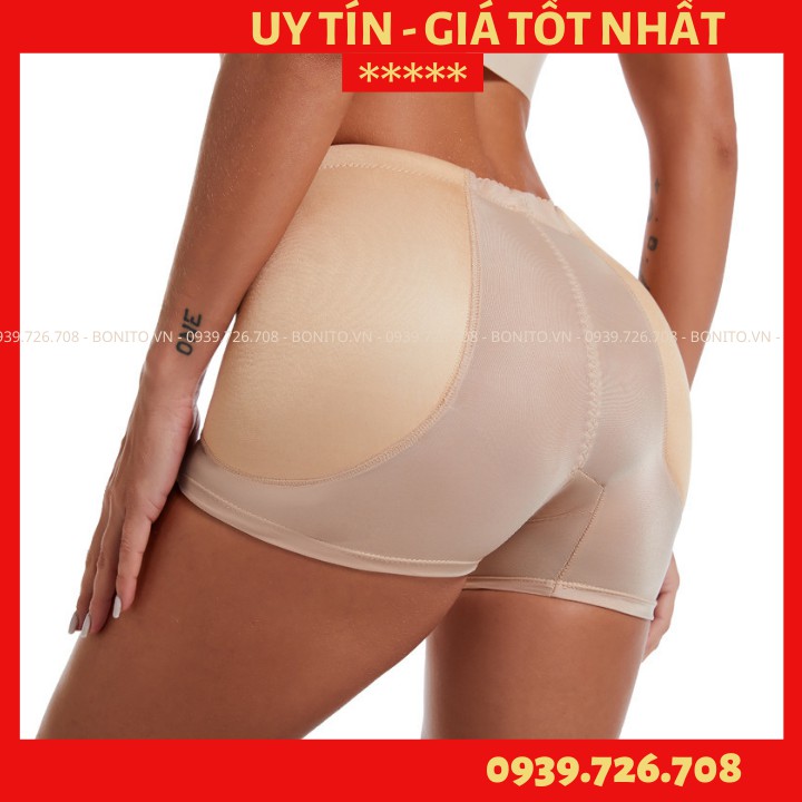 Quần độn mông và hông dạng đùi 3 trong 1 - Quần độn hông nữ cao cấp mút liền nâng mông đẹp tự nhiên có lót cotton ở đáy