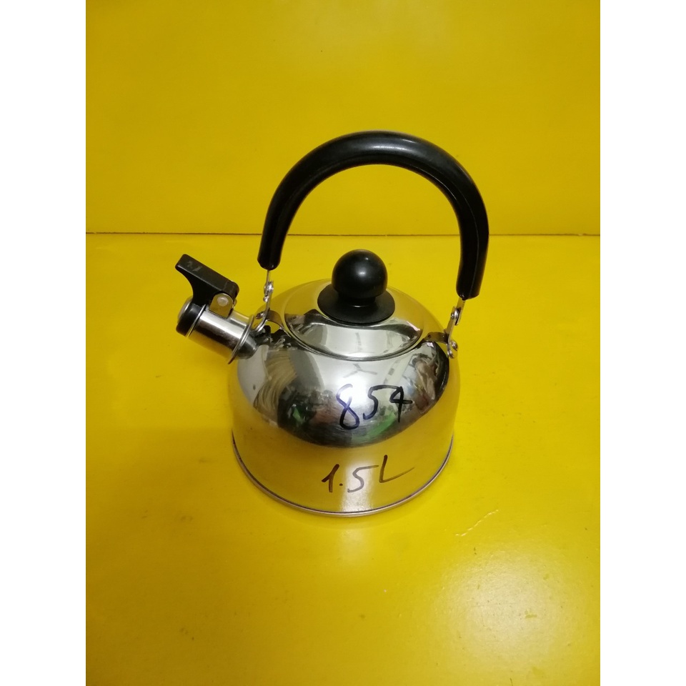 Ấm inox có còi hú nội địa Nhật (1.5L) (mã 854), Dùng được bếp từ