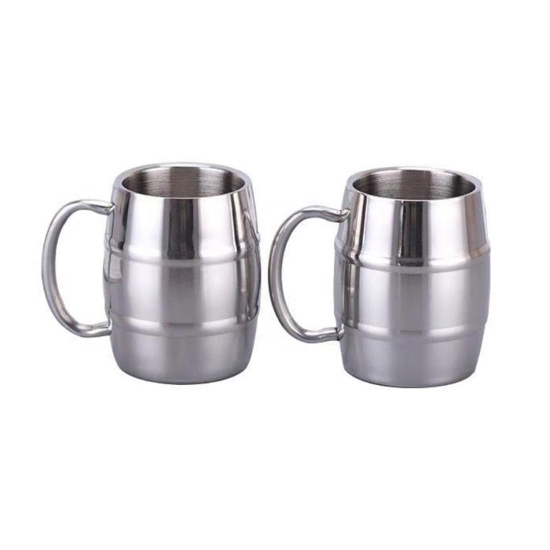Cốc Uống Bia / Cà Phê Bằng Thép Không Gỉ
