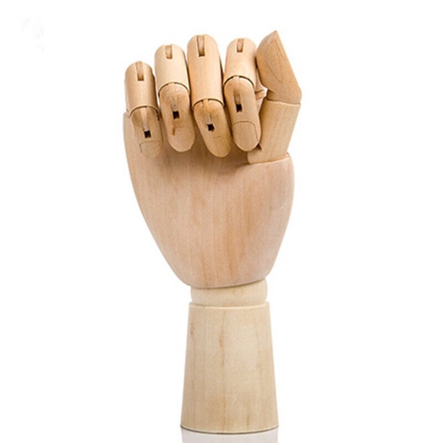 Mô Hình Bàn Tay Gỗ [Artists Wooden Hand]