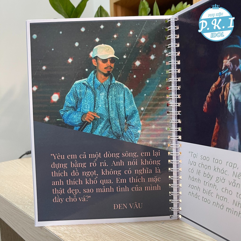 Album Ảnh Photobook Những Lời Rap Cực Chất Của Đen Vâu 2021 - QUÀ TẶNG V-POP