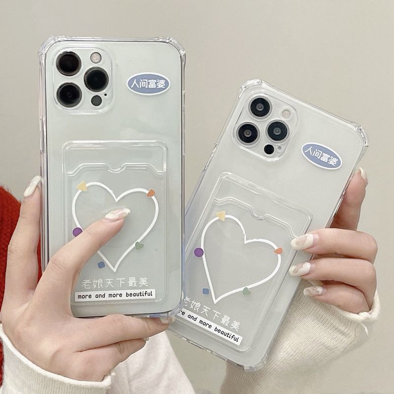 Ốp Điện Thoại TPU Dẻo Trong Suốt Chống Sốc Thời Trang Cho IPhone 11 13 Mini 12 Pro Max XS XR X 7 8 6S Plus SE 2020
