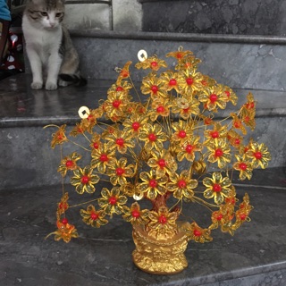Cây phát tài phát lộc bằng đá