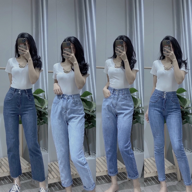 QUẦN BÒ ỐNG ĐỨNG, SUÔNG (ẢNH THẬT SHOP CHỤP)