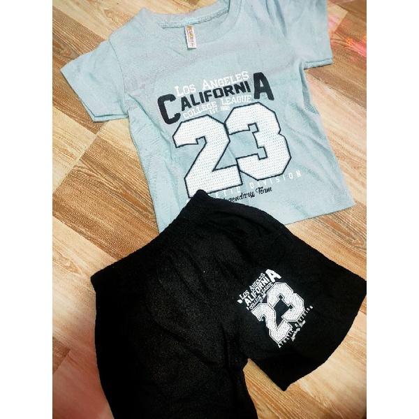 Bộ tay ngắn quần đùi thun cotton 4 chiều cho bé trai size nhỡ
