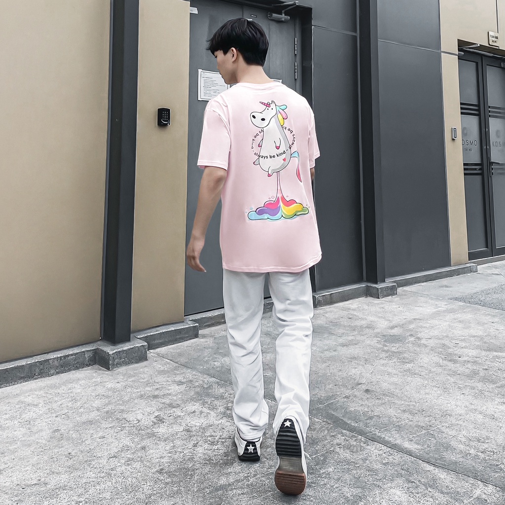 Áo Thun The Kind Unicorn Màu Hồng