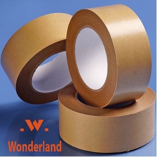 Băng keo giấy nâu không viết được 48mm 50y, dùng nhiều trong việc làm khung tranh không bám bụi bẩn