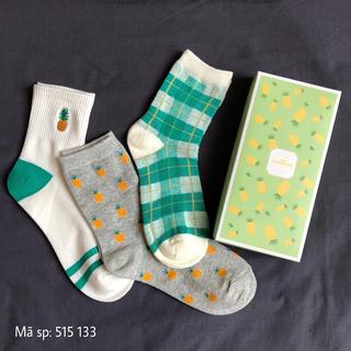 Combo 3 đôi vớ cổ lửng xinh xắn