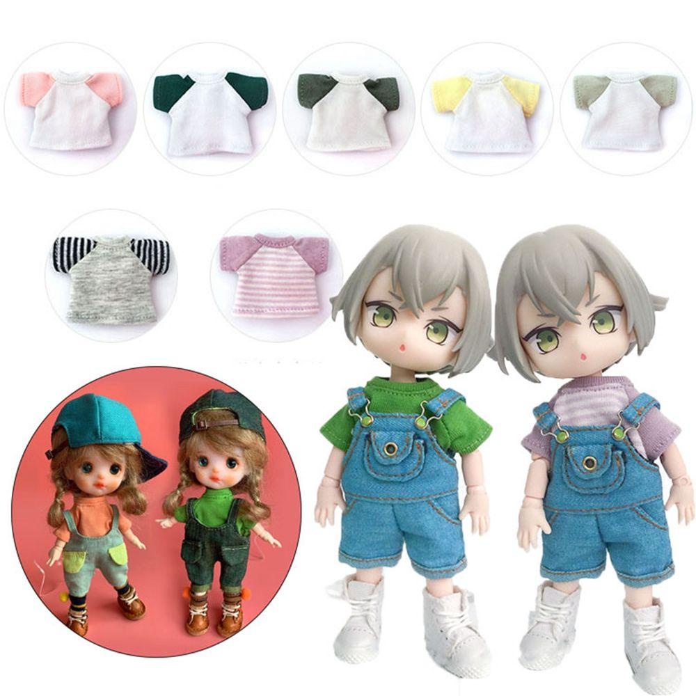 RAINBOW Bộ Quần Áo Thời Trang Dành Cho Búp Bê OB11 1 / 12BJD