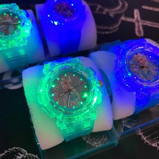 Đồng Hồ Trẻ Em❤️Freeship❤️Đèn LED dạ quang 7 màu Cho bé trai bé gái