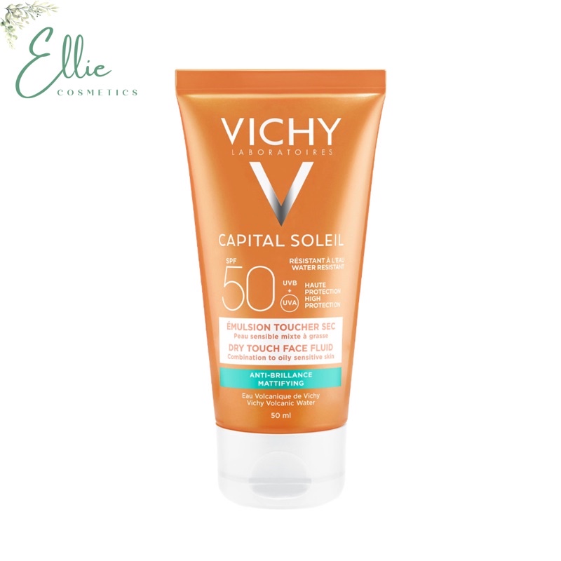 Kem chống nắng dưỡng da cho da dầu Vichy Ideal Soleil Mattifying Face Fluid Dry Touch SPF 50 PA+++