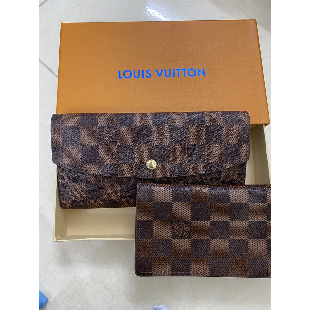 Set ví lvt nữ dáng dài, ví đựng thẻ, full box