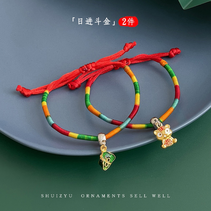 Vòng Tay Dây Bện Nhiều Màu Sắc Mới Mẻ Cho Nữ