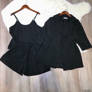 Set áo vest quần lửng