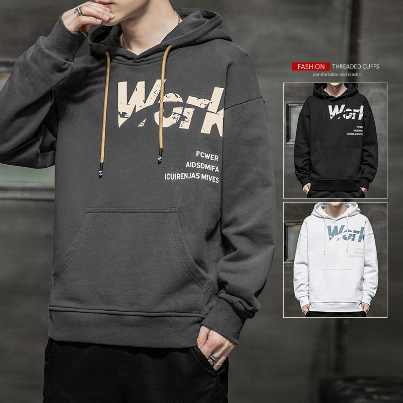 Áo Hoodie Tay Dài Phong Cách Hàn Quốc Size M-4Xl