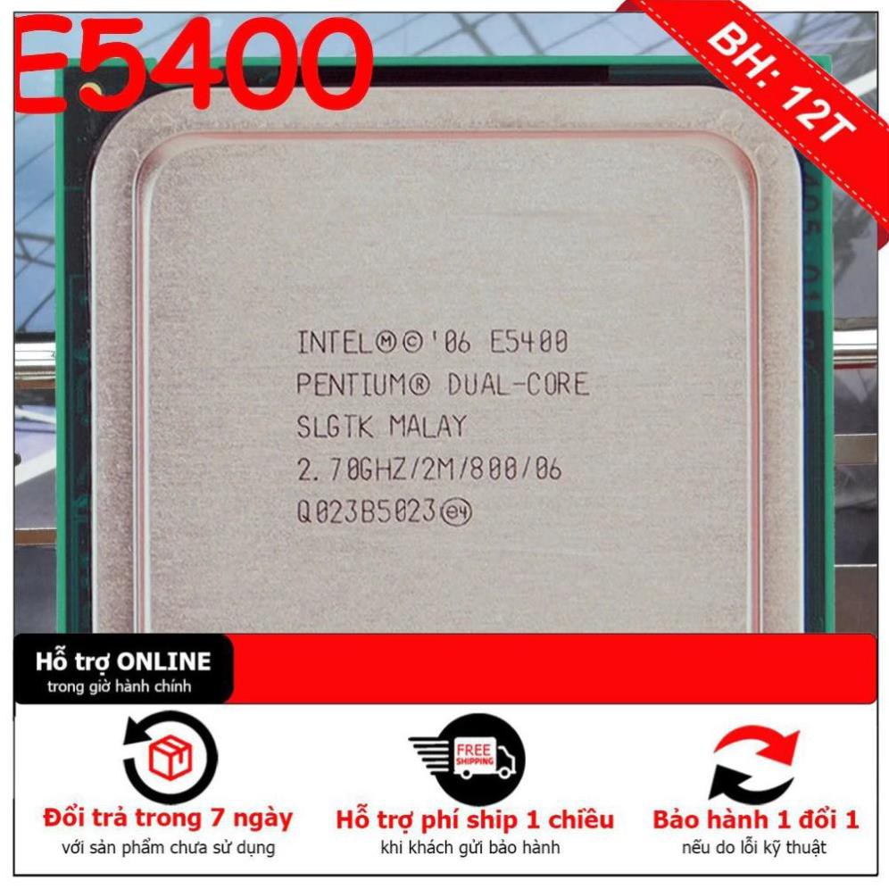 CPU desktop  Socket 775 Q9300 E8400 E7500 E6000 E5400 bóc máy giá rẻ