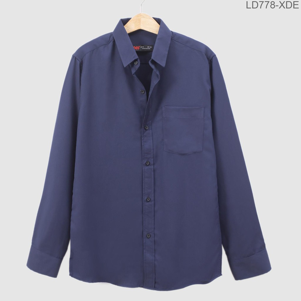 Áo sơ mi trơn 1 túi LV-778 | BigBuy360 - bigbuy360.vn