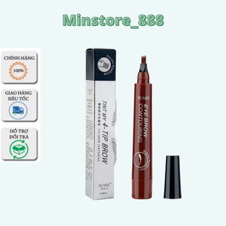 Bút chì kẻ mày phẩy sợi 4D chống nước cao cấp Minstore_888