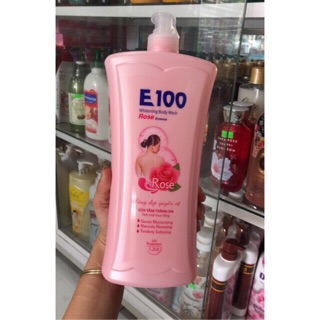 Sữa tắm e100 hương hoa hồng 1.2 lít