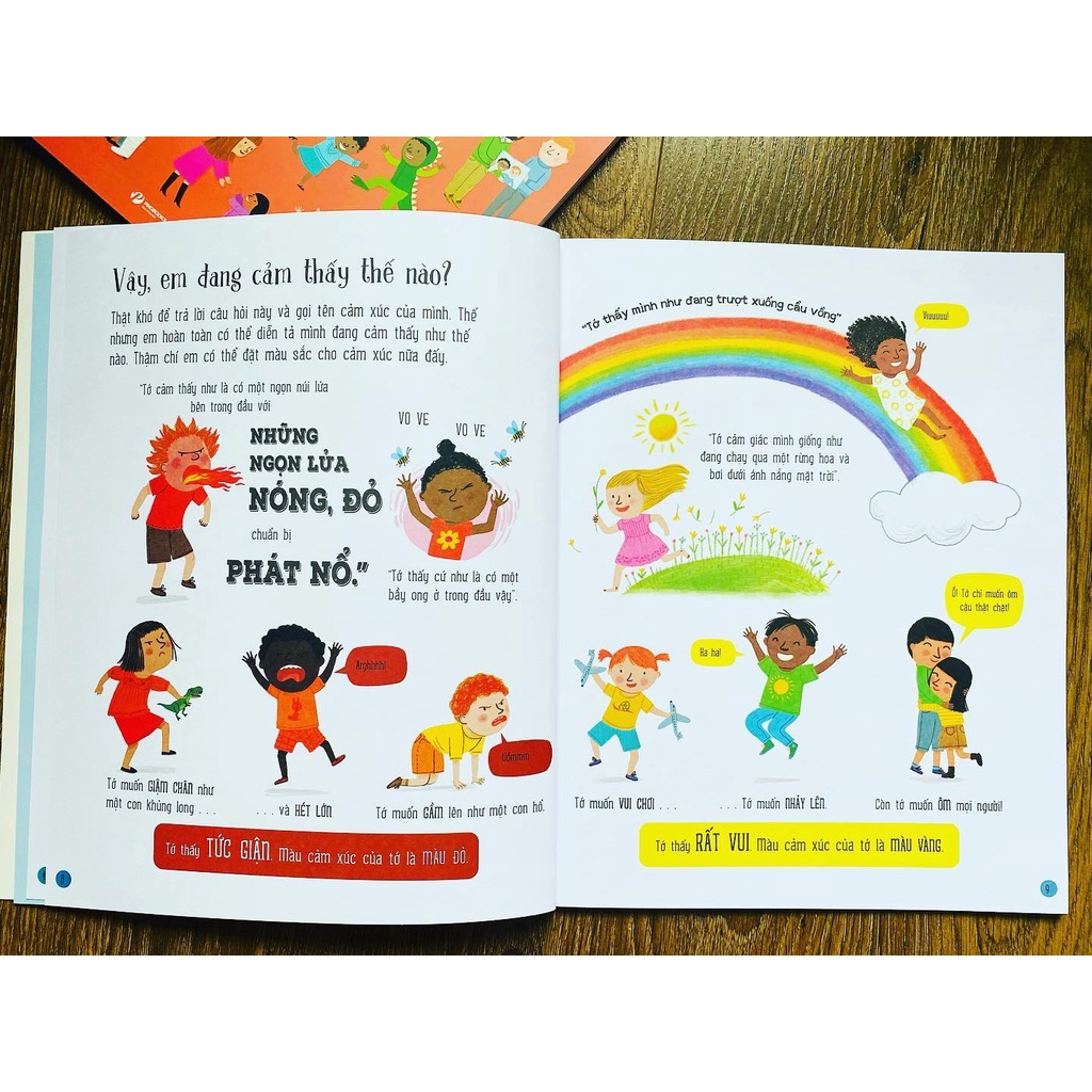 Sách - Tất tần tật về cảm xúc All about feelings