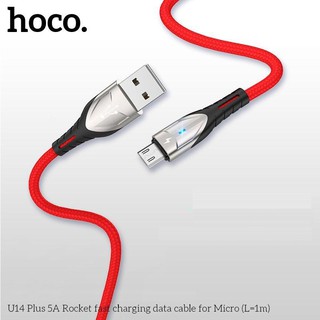 Cáp Sạc Nhanh MICRO USB 18W Hoco U14 Plus Dây Dẻo Siêu Bền - BH 1 Năm Chính Hãng (MÀU SẮC NGẪU NHIÊN) - Hưng Long PC