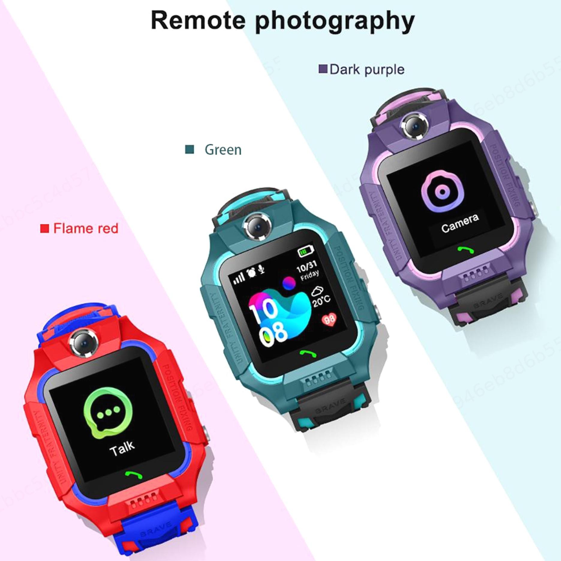 Q12 Jam Kids Smart Watch Children Waterproof Phone Watch Support SIM Card GPS SOS Dual Anti Lost Q12B