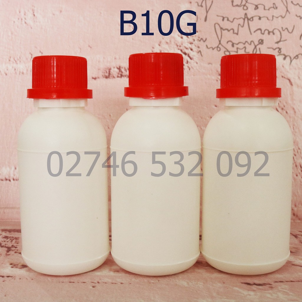 Chai Nhựa 100mL HPDE Nắp Khóa Galenti 3 Màu Sắc Tiện Dụng - B10G