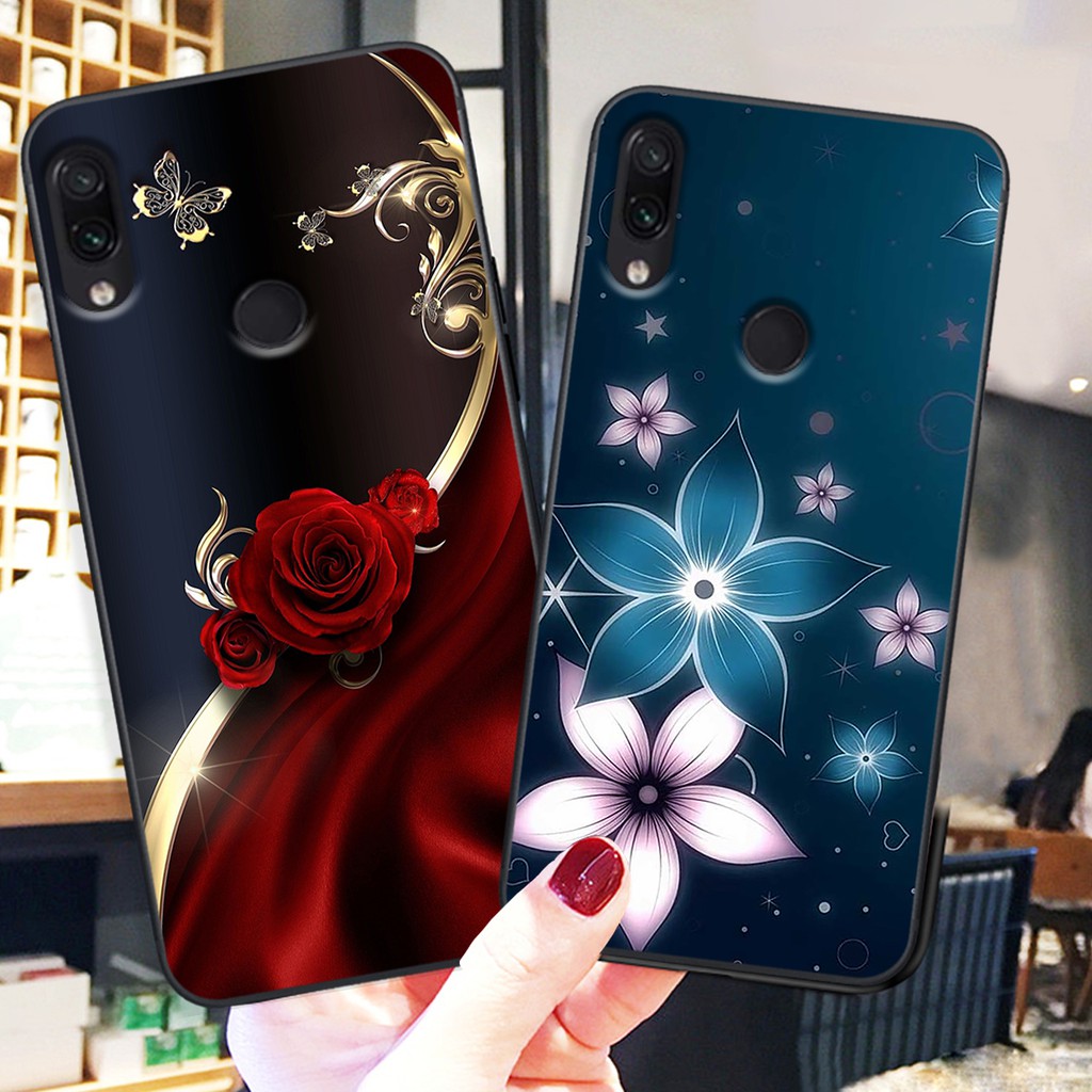 Ốp lưng điện thoại XIAOMI REDMI 7 - NOTE 7 in hình hoa siêu đẹp- Doremistorevn