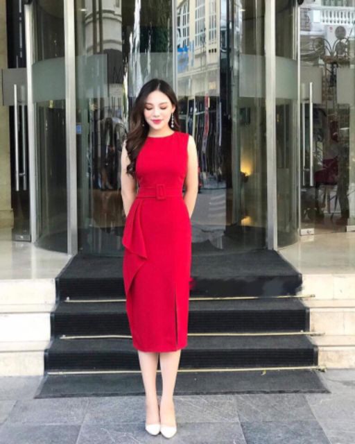 Đầm Rosie body kèm belt