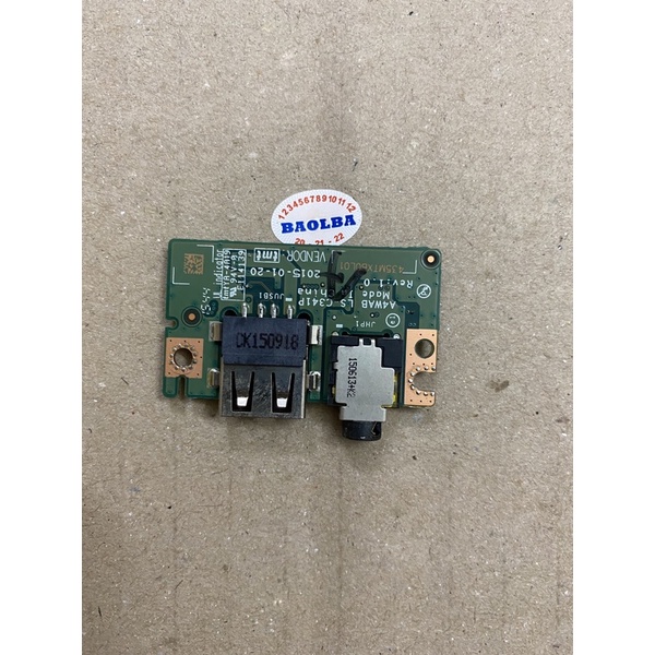 Board jack âm thanh và cổng usb laptop Acer Aspire E5-473G E5-473