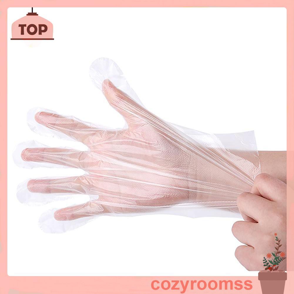Set 100 Găng Tay Nylon Trong Suốt Dùng Một Lần Tiện Dụng