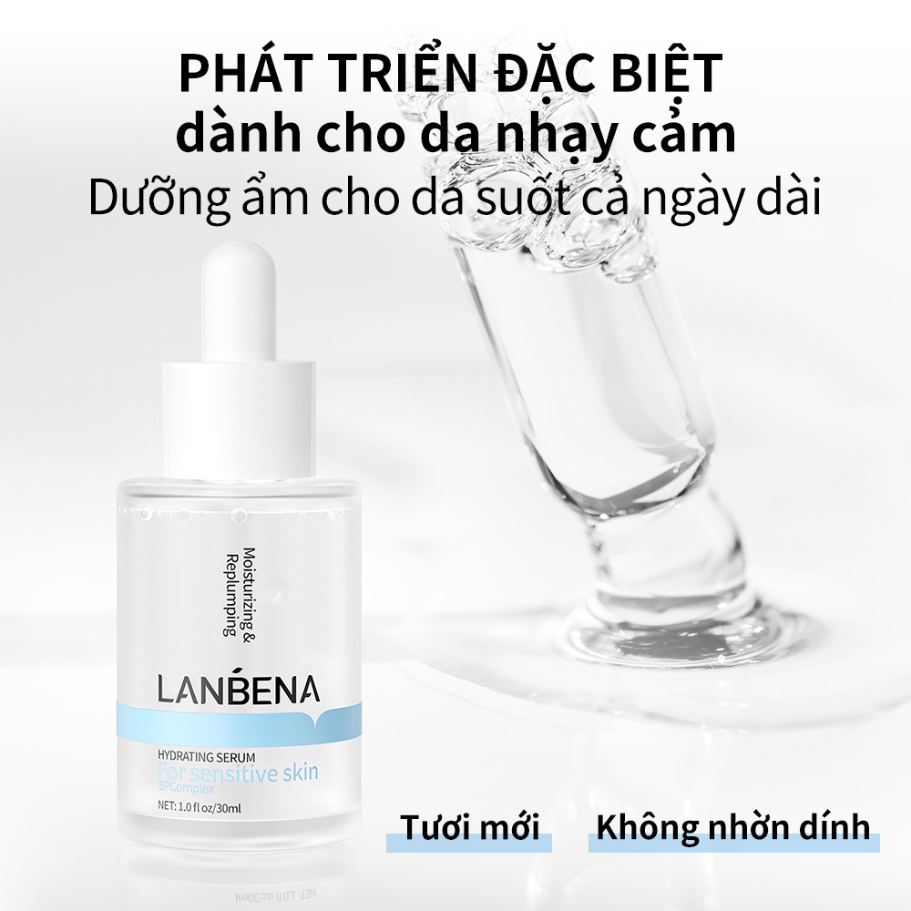 Serum Lanbena Dưỡng Ẩm Làm Sáng Da Chống Nếp Nhăn 4D 30ml