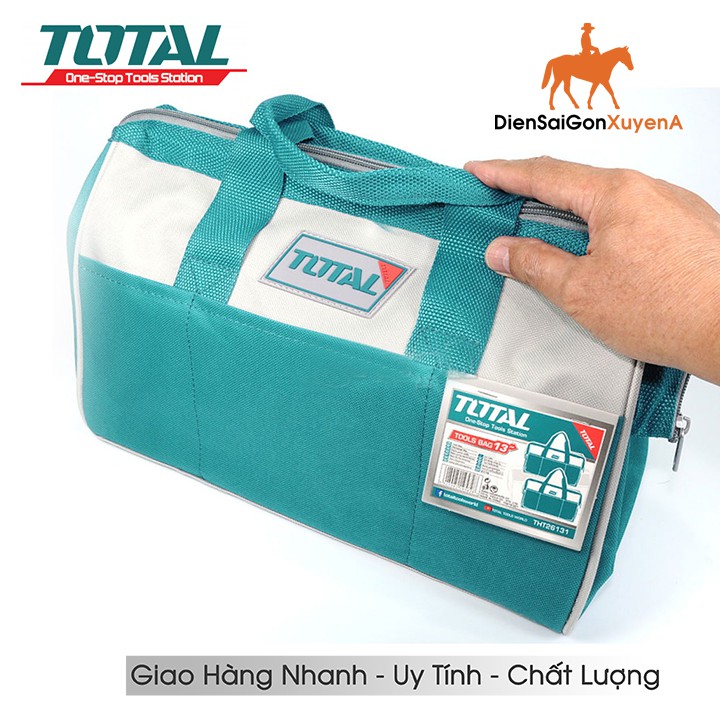 Túi Đồ Nghề - Túi Đựng Dụng Cụ 13inch 35cm Tools Bag TOTAL THT26131 - Điện Sài Gòn Xuyên Á