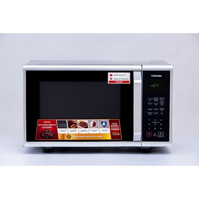 Lò Vi Sóng Toshiba ER-SGS23(S1)VN - 23L - Xuất Xứ Thái Lan - Có Chức Năng Nướng - Hàng Chính Hãng, Bảo Hành 12 tháng