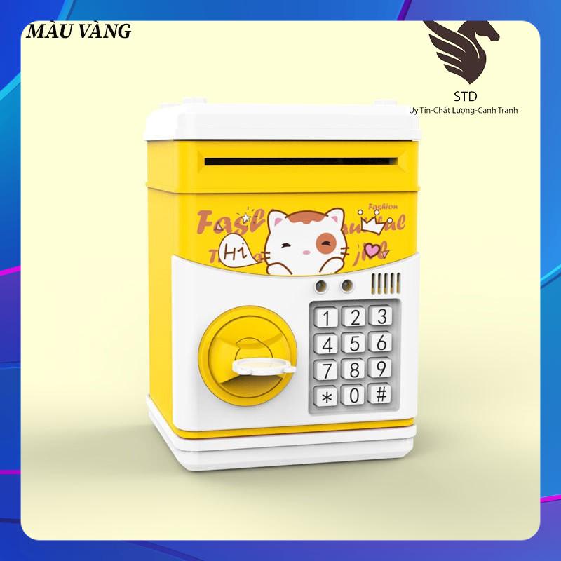 Két sắt mini cho bé két ATM thông minh sử dụng pin Tặng kèm pin