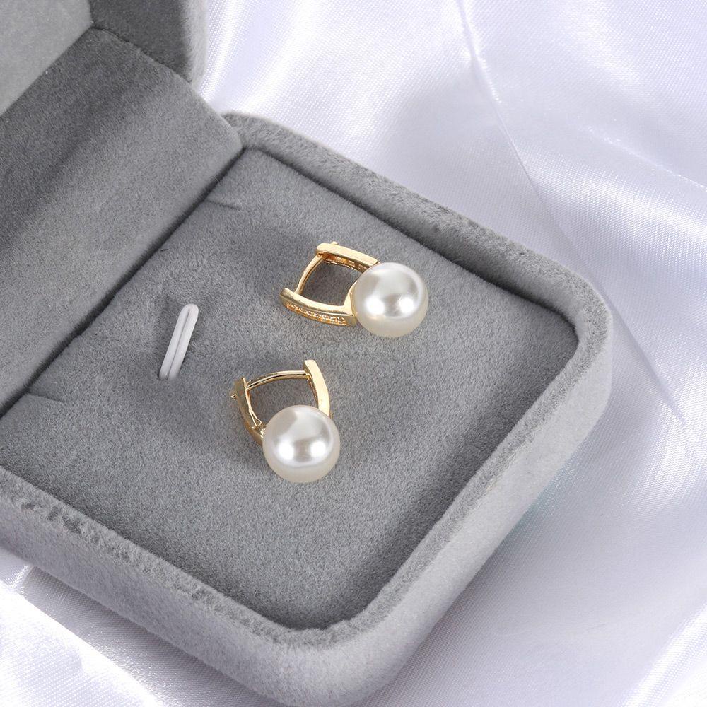 Đôi Bông Tai Mạ Vàng 18K Đính Đá Thời Trang Cho Nữ|Bịch Dẫn