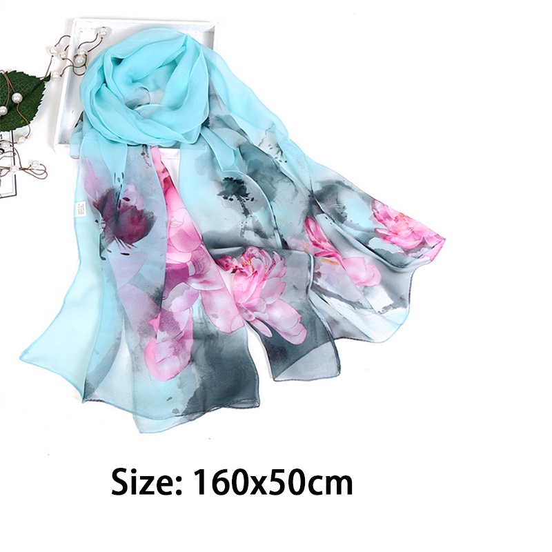 Khăn choàng đi biển in hoa thời trang