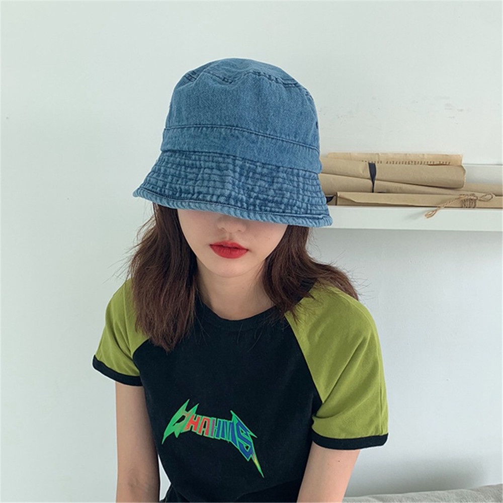 Mũ Bucket Phong Cách Cao Bồi Vintage Cho Nữ