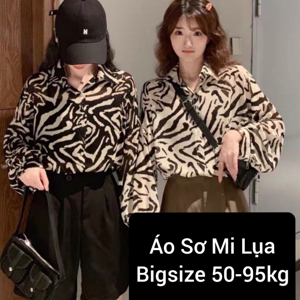 Áo Sơ Mi Lụa Cao Cấp Bigsize 50-95kg