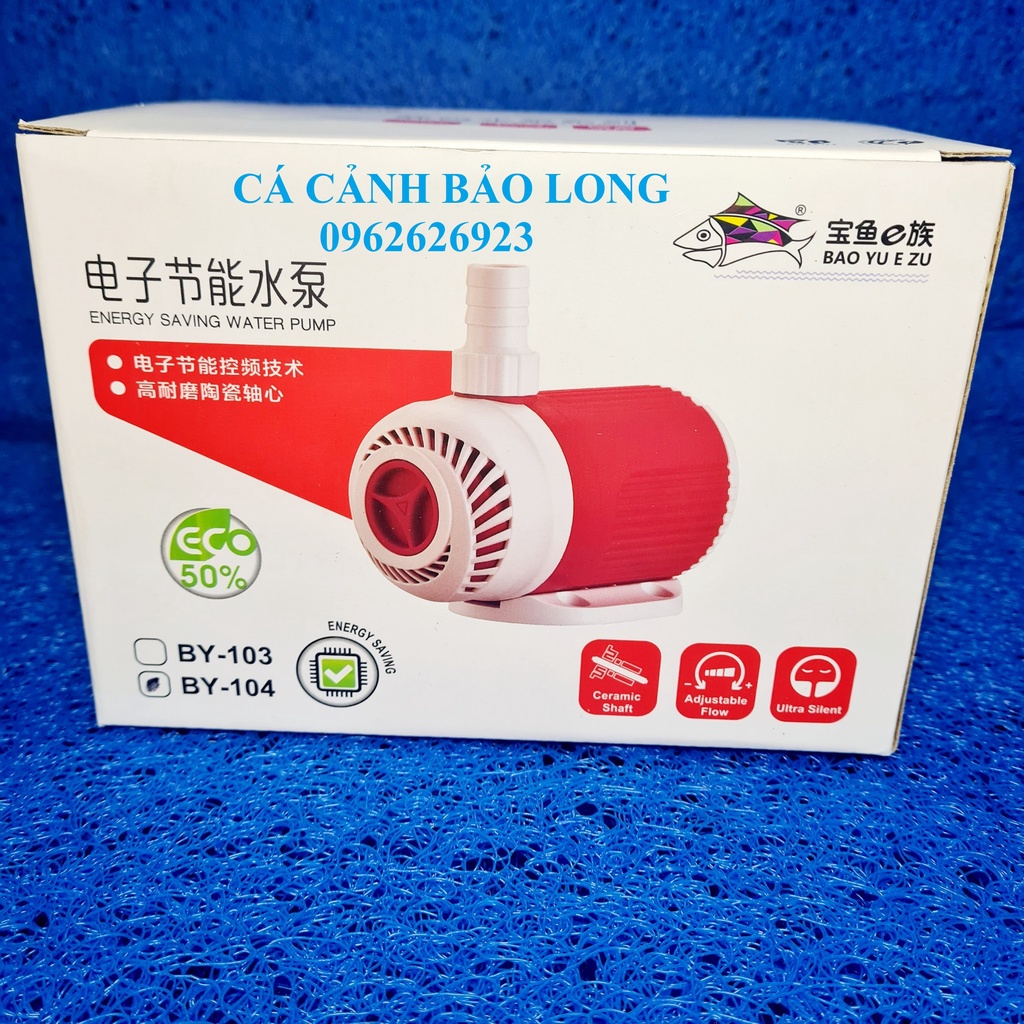 Bơm Baoyu BY 104 Máy Lọc Nước Cho Hồ Cá, bơm hồ cá, bể cá, thủy sinh