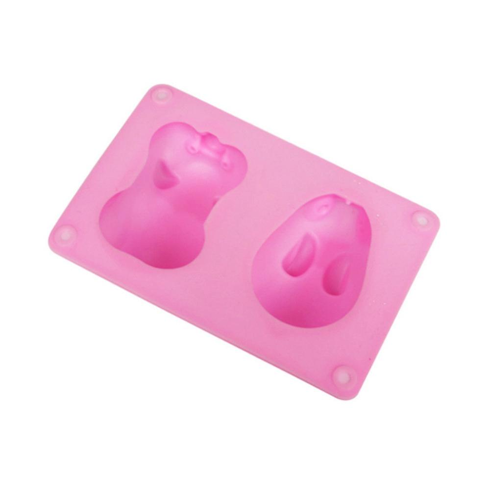 Khuôn Silicone Làm Bánh Hình Thỏ / Heo Đáng Yêu